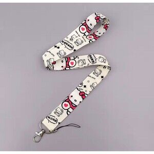 White Hello Kitty Landyard